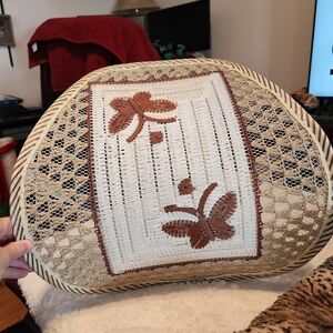 Woven Decorative chair back support